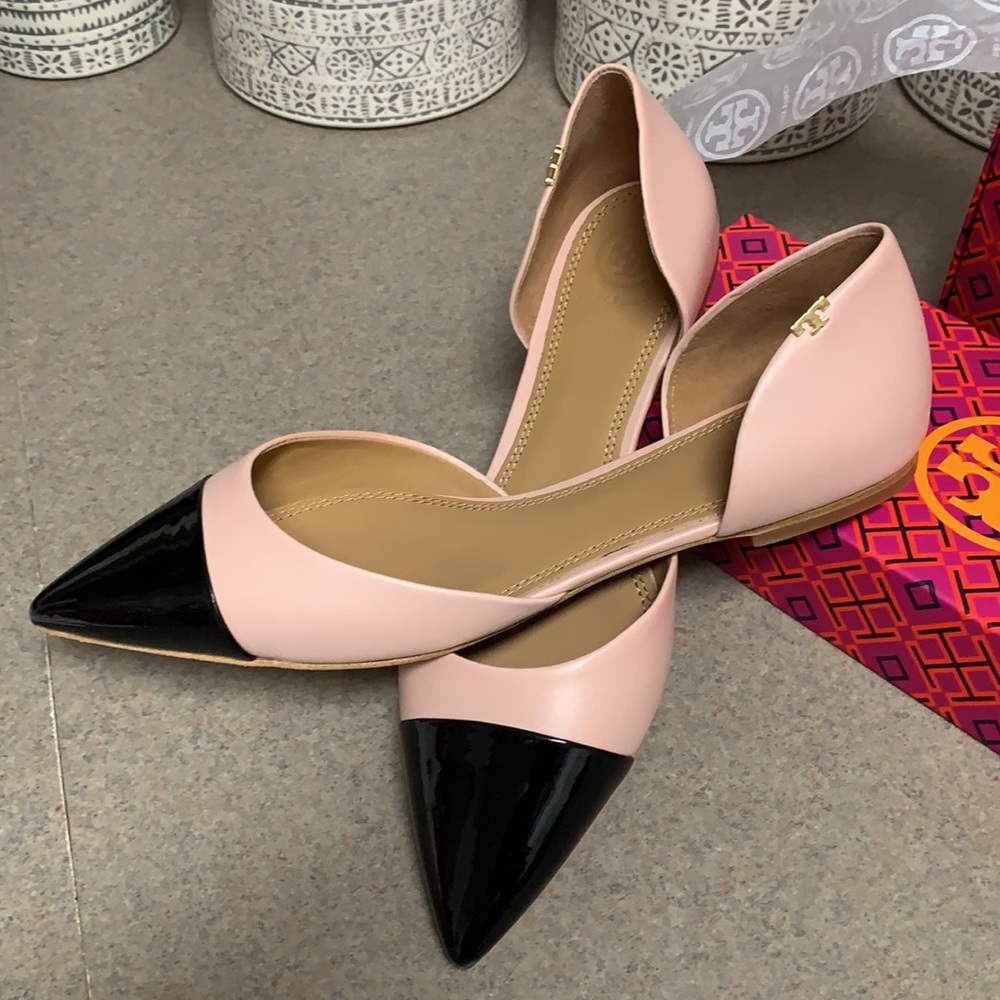 Tory Burch Cap-Toe D’ORSAY Flat - Size 8